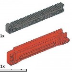 LEGO Technic 32-Tooth Long Gear Rack with Housing  B0168ZA0ZA